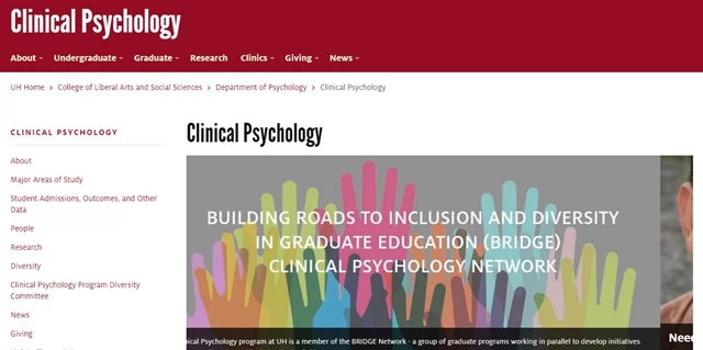 University of Houston Clinical Psychology Degree