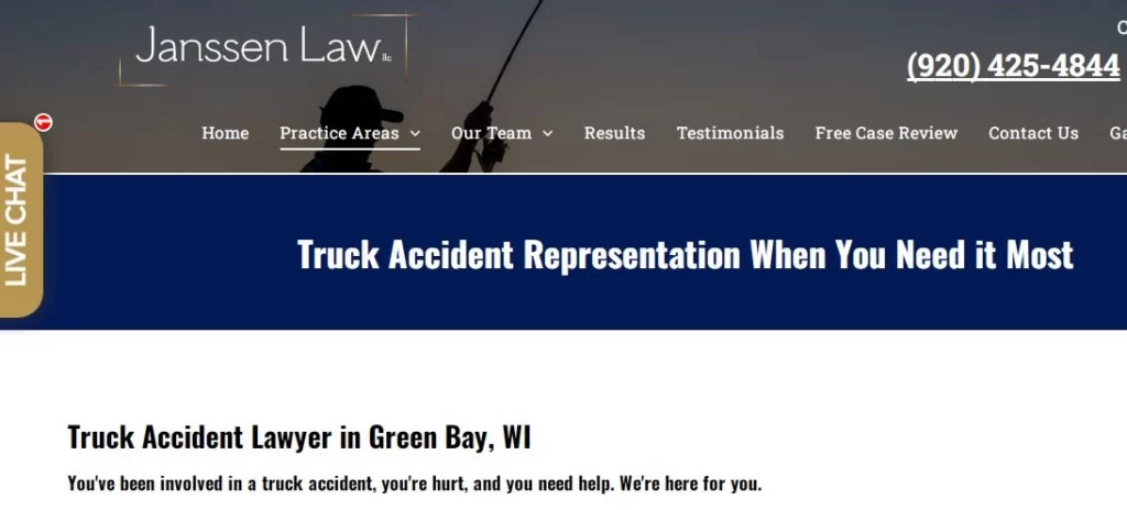 Green Bay Truck Accident Lawyers-Janssen-Law