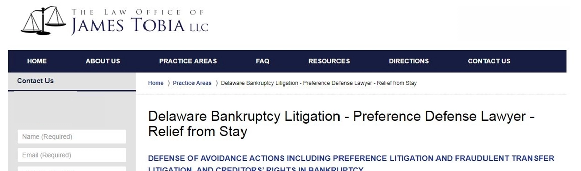 Delaware Bankruptcy Litigation